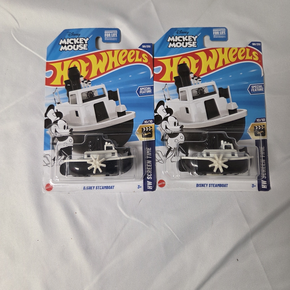Mattel Hot Wheels Disney‎ Steamboat - Bundle Of 2